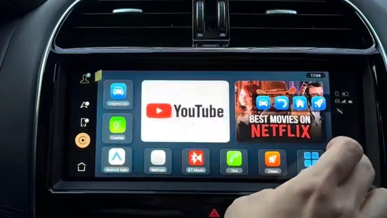 Abrir apps en pantalla del auto